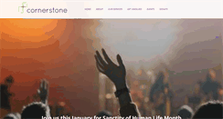 Desktop Screenshot of cornerstonepregnancy.org