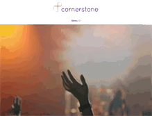 Tablet Screenshot of cornerstonepregnancy.org